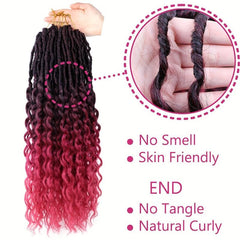 Curly Ends Synthetic Goddess Faux Locs Crochet Braids for Women