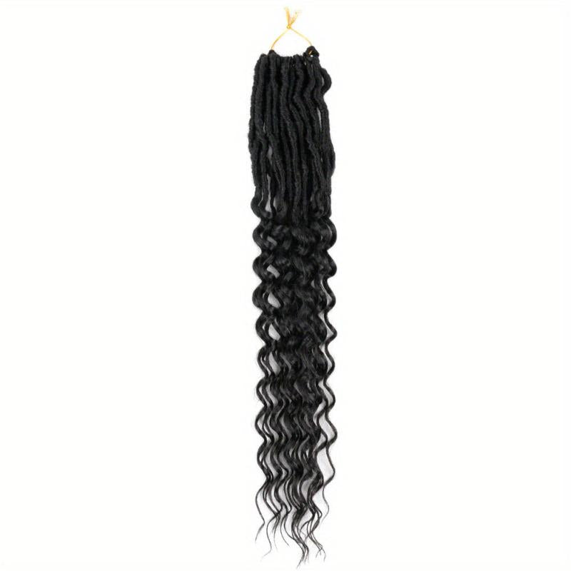 Curly Ends Synthetic Goddess Faux Locs Crochet Braids for Women