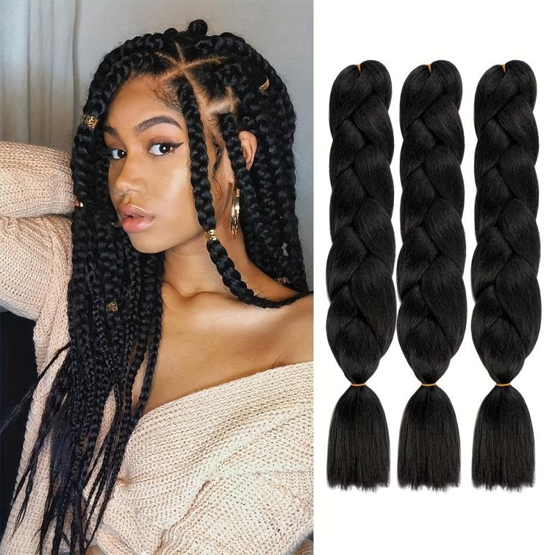 3pcs Ombre Braiding Hair 60 96 Cm Braid Hair Extensions Pre Stretched