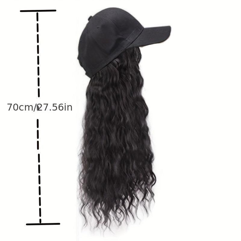 Long Curly Wavy Synthetic Wig for Daily Use