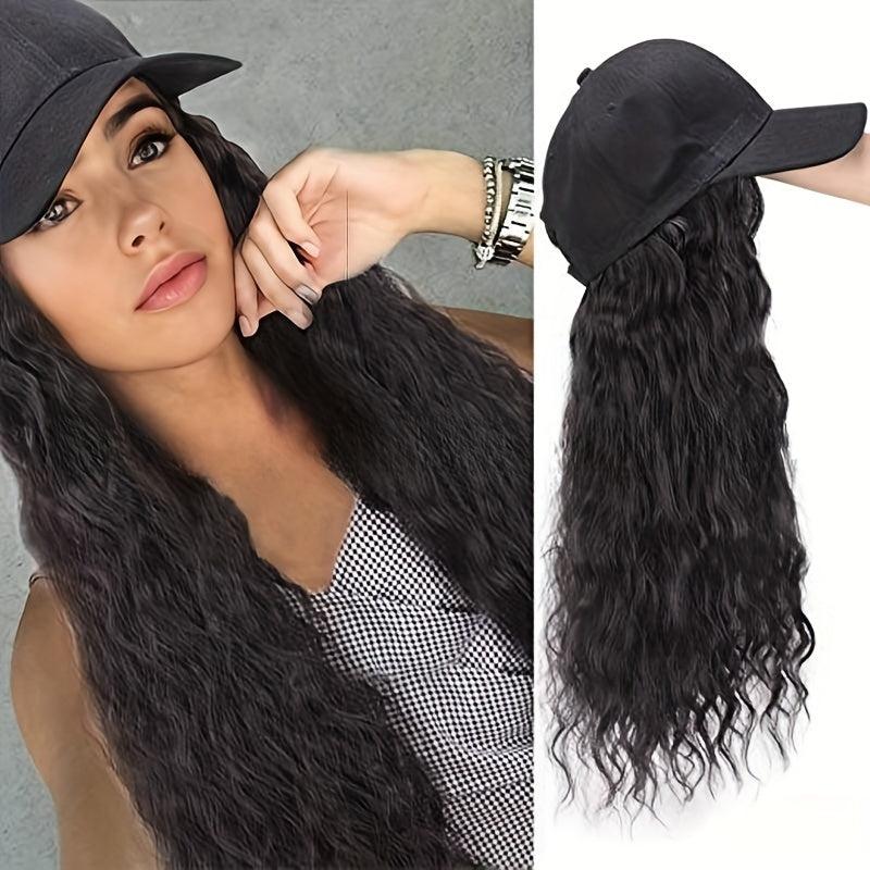 Long Curly Wavy Synthetic Wig for Daily Use