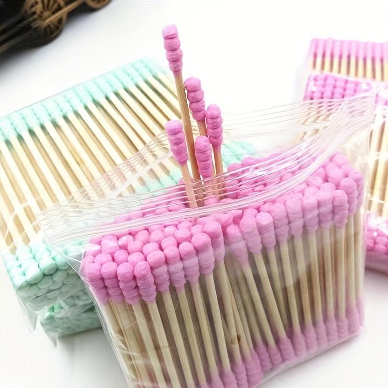 Sanitary Double Head Swabs for Ear Picking and Makeup Removal