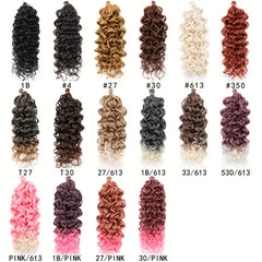 Hawaii Afro Curls Ocean Wave Synthetic Braiding Hair Extensions