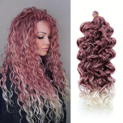 Hawaii Afro Curls Ocean Wave Synthetic Braiding Hair Extensions