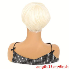 15 24 cm Short Pixie Cut Wig