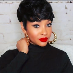 15 24 cm Short Pixie Cut Wig