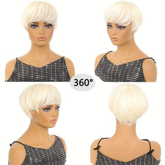 15 24 cm Short Pixie Cut Wig