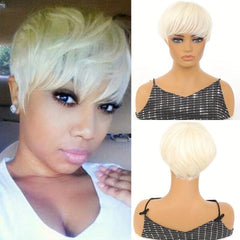15 24 cm Short Pixie Cut Wig