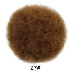 Short Afro Puff Drawstring Ponytail Extension