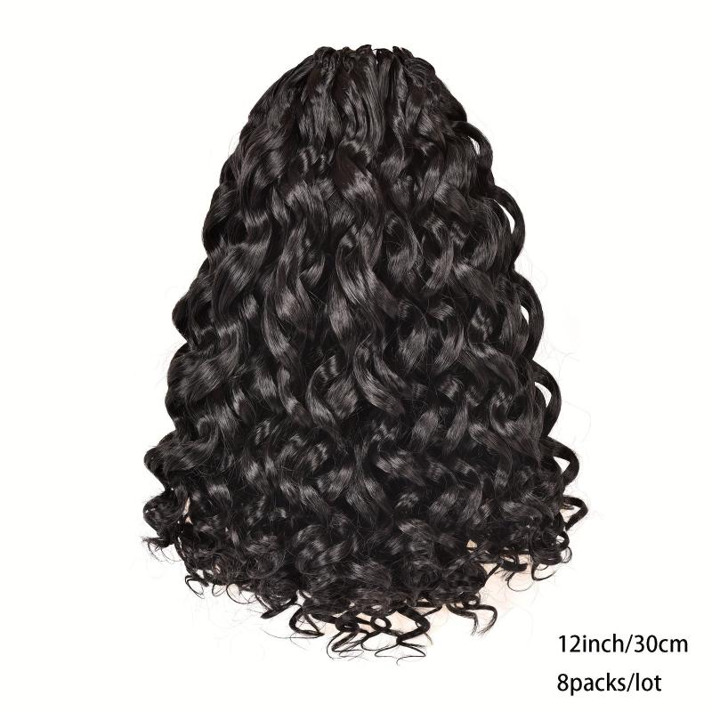 Long Curly Wavy Hair Beach Curly Hair Pieces Synthetic Crochet Hair Extensions