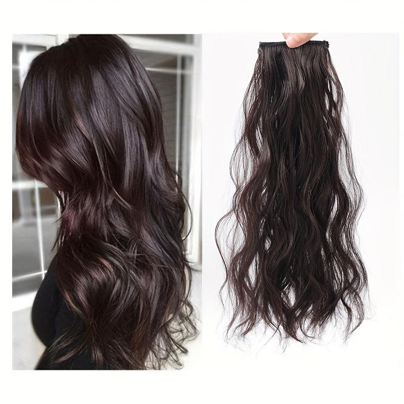Long Curly Hair Pieces Clip In Extensions Natural Look