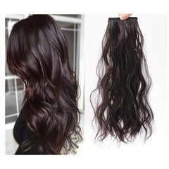 Long Curly Hair Pieces Clip In Extensions Natural Look