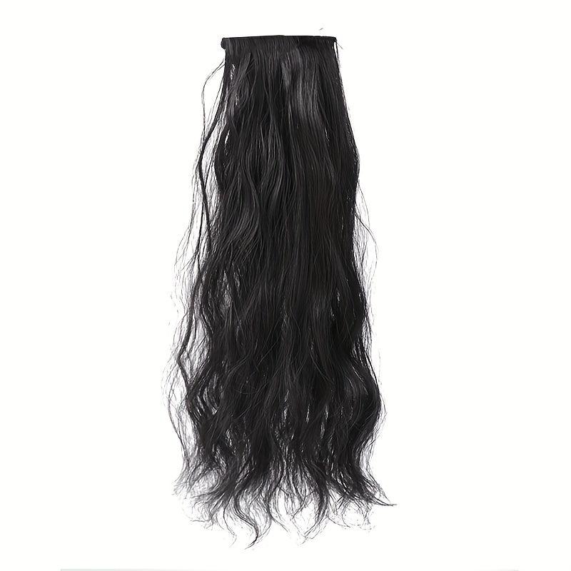 Long Curly Hair Pieces Clip In Extensions Natural Look