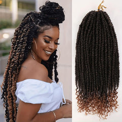Passion Twist Crochet Hair 1 Pack Synthetic Curly Hair for Women