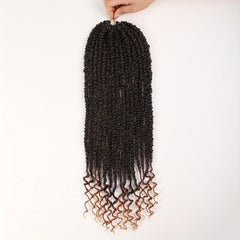 Passion Twist Crochet Hair 1 Pack Synthetic Curly Hair for Women