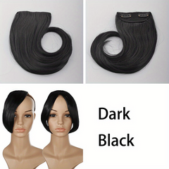 Natural Synthetic Clip In Bangs for Women Perfect Fringe Look