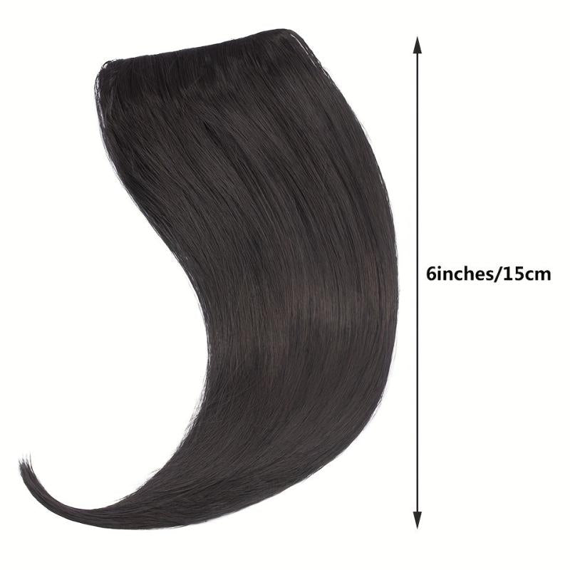 Natural Synthetic Clip In Bangs for Women Perfect Fringe Look