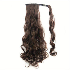 50 8 Cm Curly Clip In Ponytail Hair Extensions Synthetic Long Wave Hairpieces