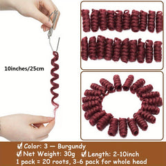25 4 Cm Jamaican Bounce Crochet Braiding Hair Ombre Spring Twist Hair Extensions