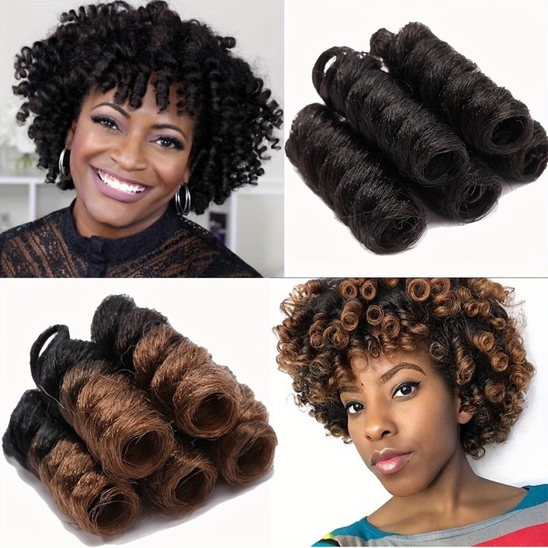 25 4 Cm Jamaican Bounce Crochet Braiding Hair Ombre Spring Twist Hair Extensions