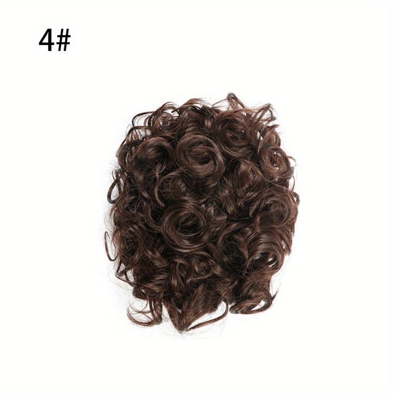 Donut Hair Buns Updo Chignon with Comb Clip-In Extensions