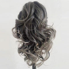 4 Cm Short Wavy Ponytail Extension Claw Clip In Hair Extensions