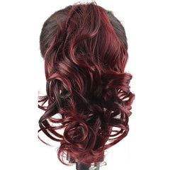 4 Cm Short Wavy Ponytail Extension Claw Clip In Hair Extensions
