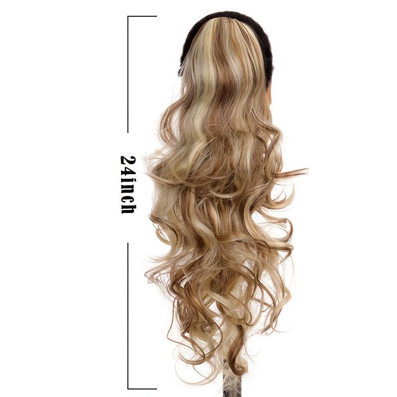 Wavy Ponytail Extensions for Women Messy Curly Hairpiece