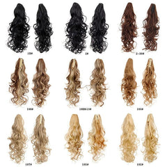 Wavy Ponytail Extensions for Women Messy Curly Hairpiece