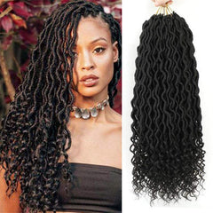 Stylish Goddess Locs Crochet Hair Extensions with Curly Ends
