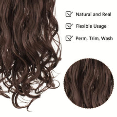 7pcs Clip In Curly Wavy Hair Extensions 55-88 cm