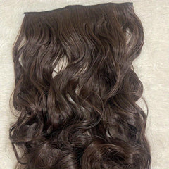 8 Cm Curly Wavy Hair Extensions 5 Clips Synthetic Invisible Hair Extensions