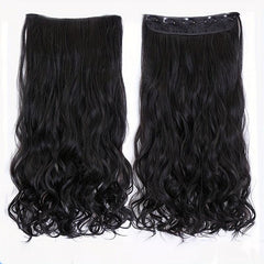 8 Cm Curly Wavy Hair Extensions 5 Clips Synthetic Invisible Hair Extensions