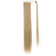 33 Inch Long Straight Ponytail Extension Wrap Around Synthetic Hairpiece