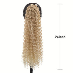 Curly Wave Clip In Ponytail Extension Synthetic Hairpieces