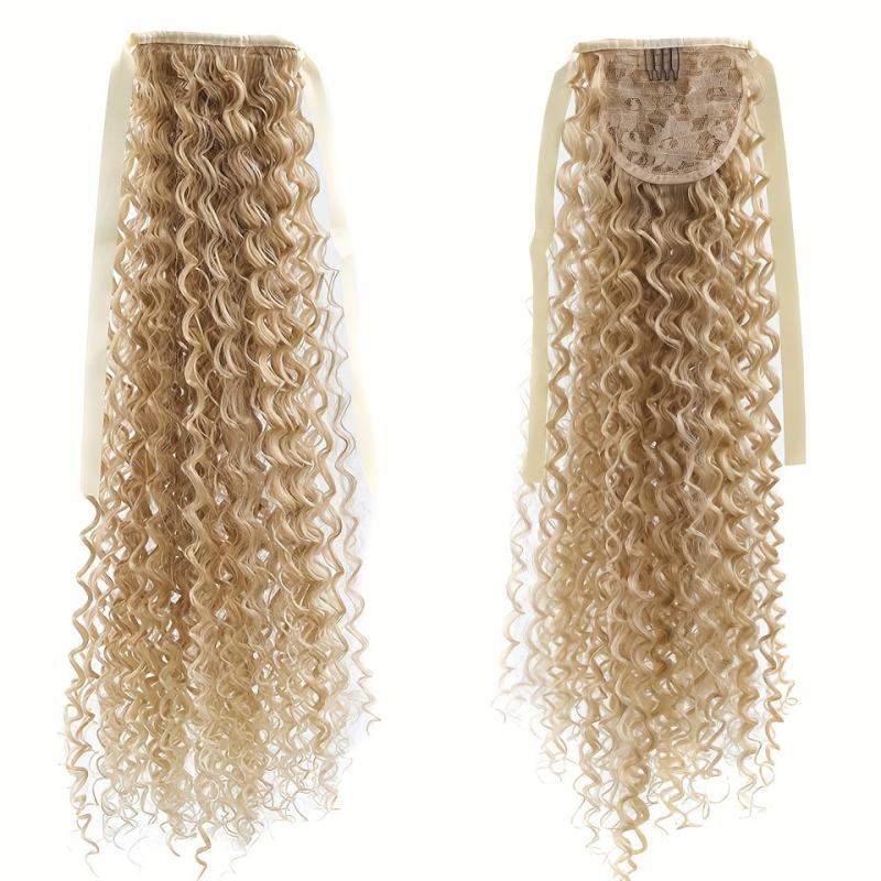 Curly Wave Clip In Ponytail Extension Synthetic Hairpieces