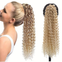 Curly Wave Clip In Ponytail Extension Synthetic Hairpieces