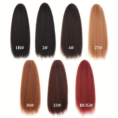 55 88 Cm Drawstring Ponytail Hair Extension Clip Synthetic Afro Kinky Straight