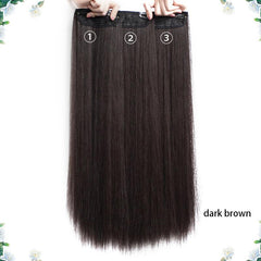 Long Curly Clip In Hair Extensions Wave Hairpiece