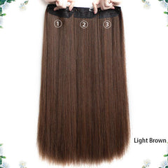 Long Curly Clip In Hair Extensions Wave Hairpiece