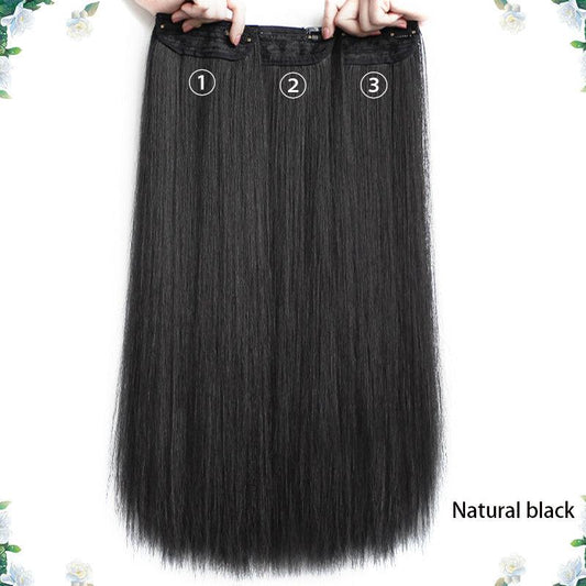 Long Curly Clip In Hair Extensions Wave Hairpiece