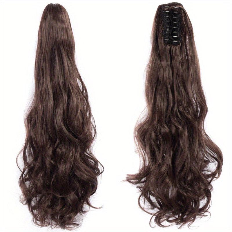 Wavy Curly Ponytail Extensions Natural Look