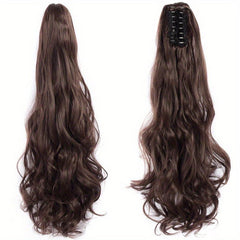 Wavy Curly Ponytail Extensions Natural Look
