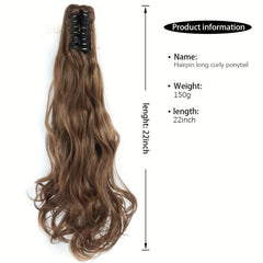 Wavy Curly Ponytail Extensions Natural Look