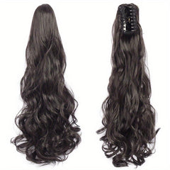 Wavy Curly Ponytail Extensions Natural Look