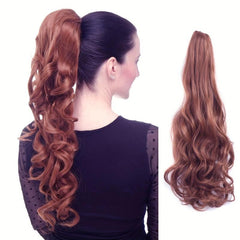 Wavy Curly Ponytail Extensions Natural Look