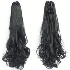 Wavy Curly Ponytail Extensions Natural Look