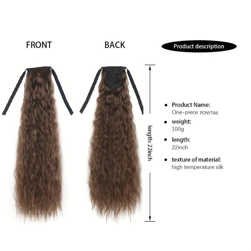 Water Wave Ponytail Extensions 55-88 cm