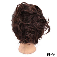 Curly Bun Extension Combs Synthetic Hair Bun for Women Updo Hairpiece