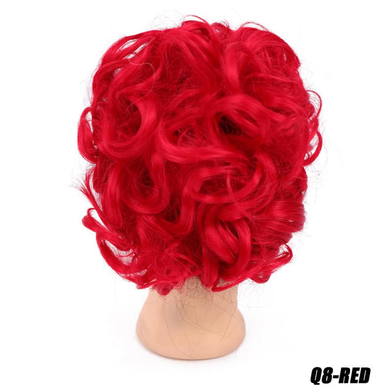 Curly Bun Extension Combs Synthetic Hair Bun for Women Updo Hairpiece